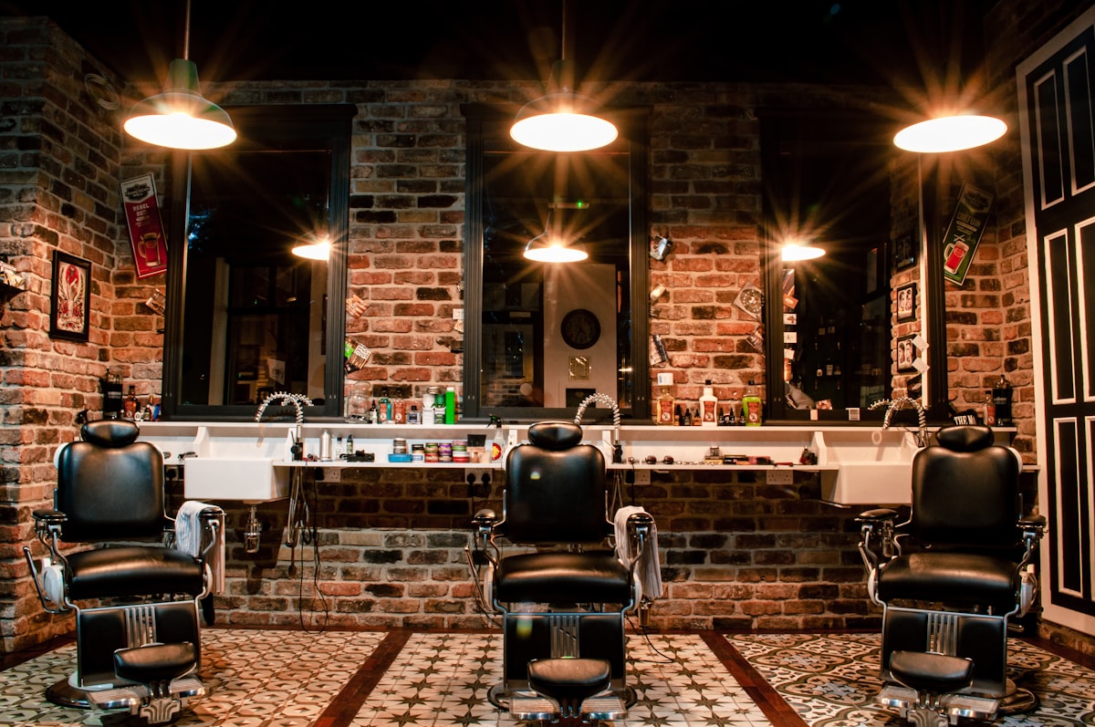 Inside Brass Heritage Barbershop, East Nashville