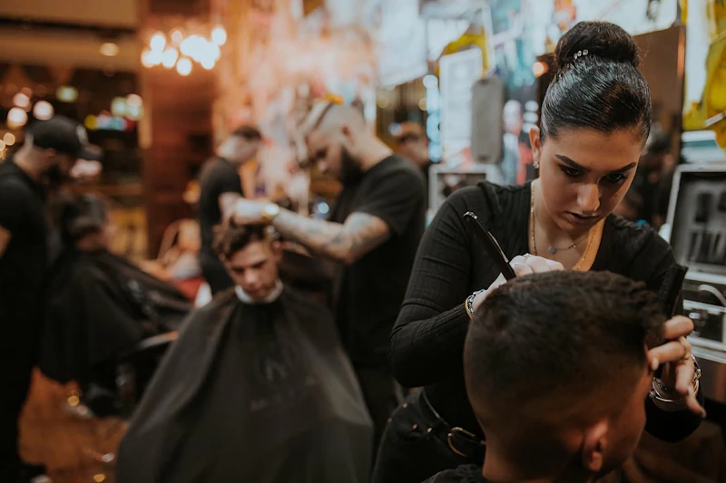 Hot towel shave service