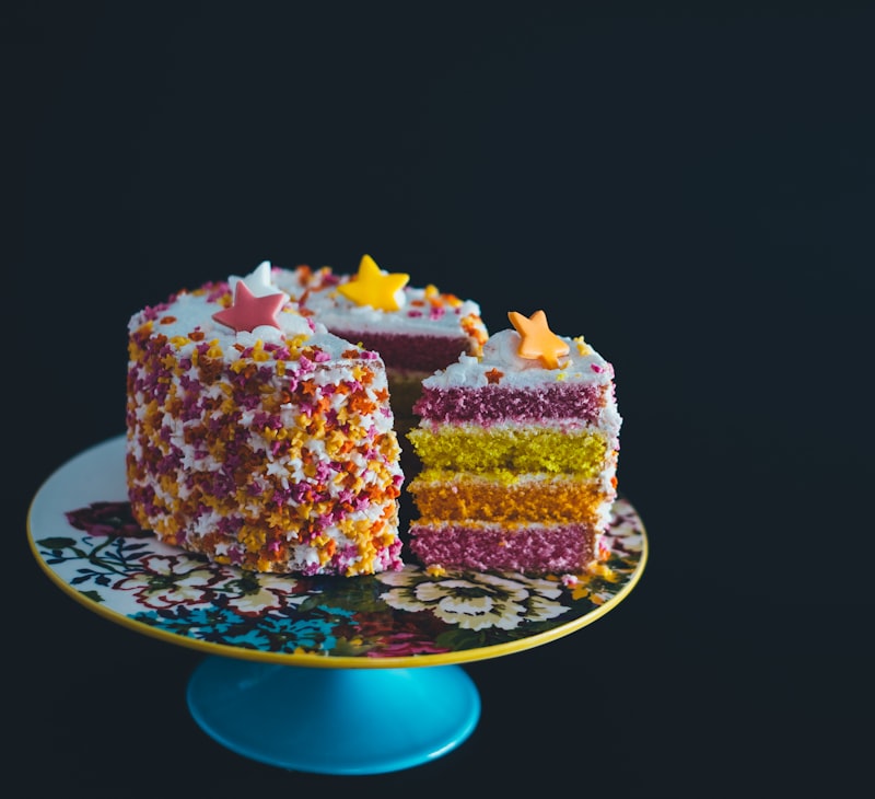 Minimalist celebration cake
