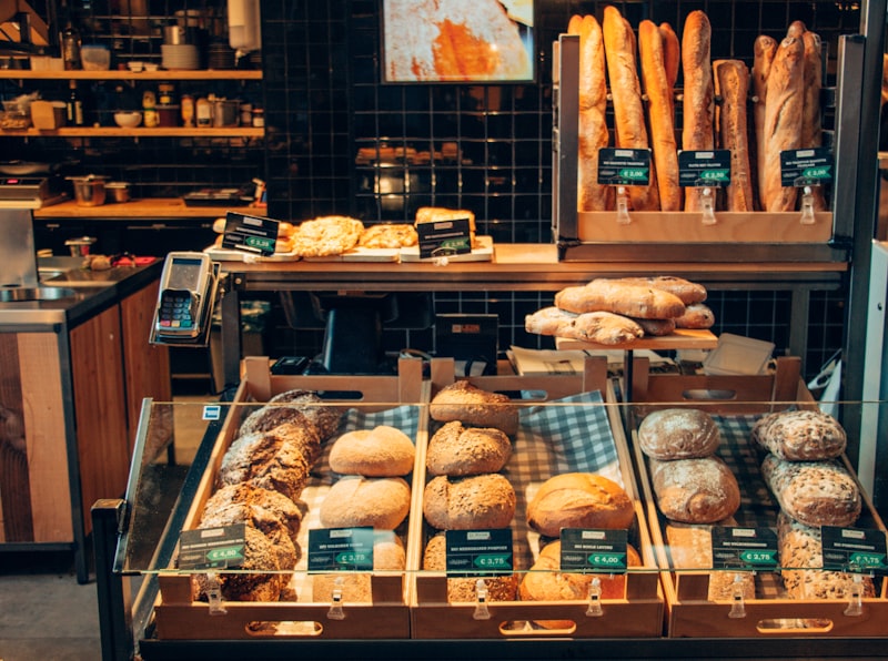 Catering pastry display