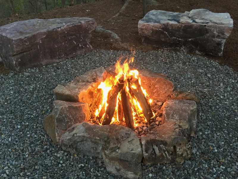 Fire pit and fire features