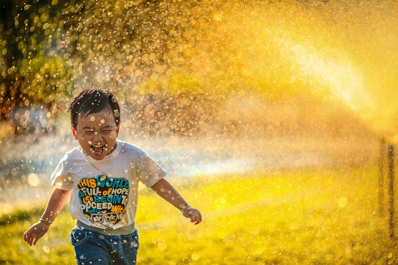 A happy child after a pediatric dental visit