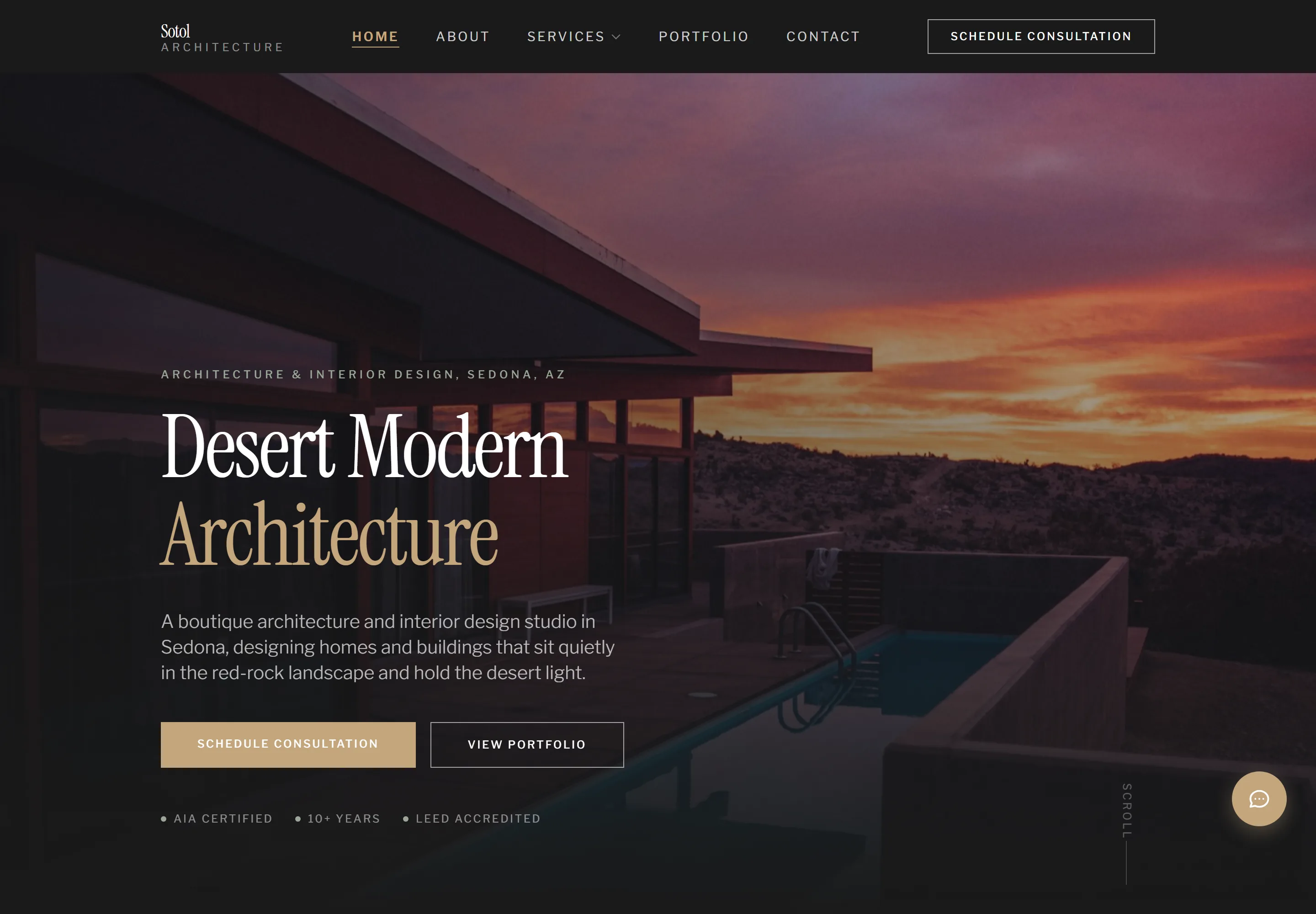 Architecture website preview